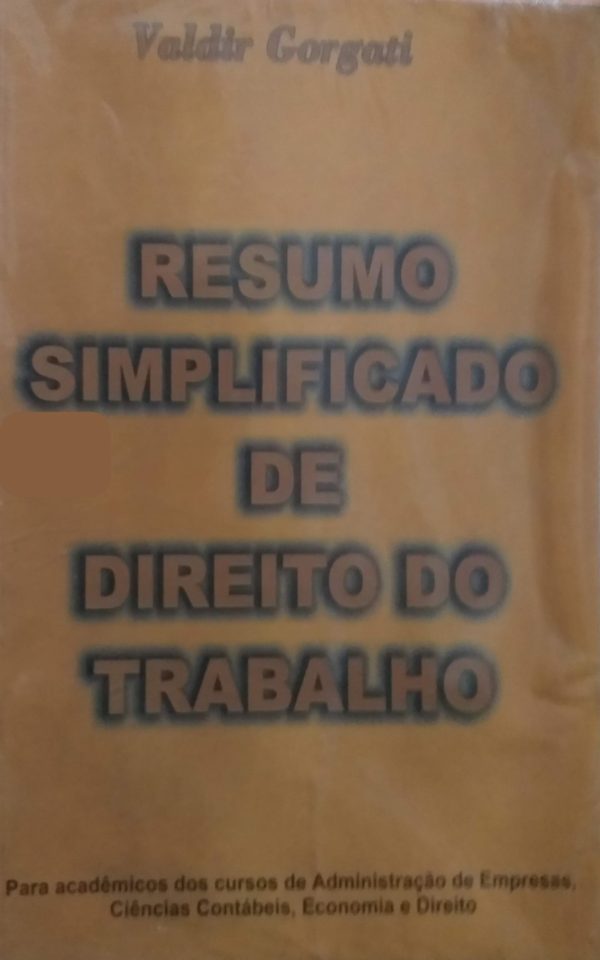 Resumo Simplificado De Direito Do Trabalho