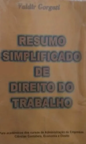 Resumo Simplificado De Direito Do Trabalho