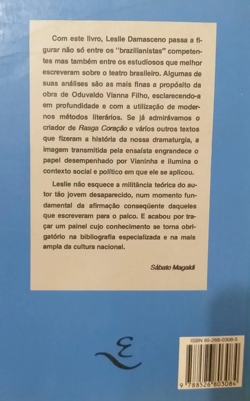 Espaço Cultural E Convenções Teatrais Na Obra De Oduvaldo Vianna Filho - Imagem 2