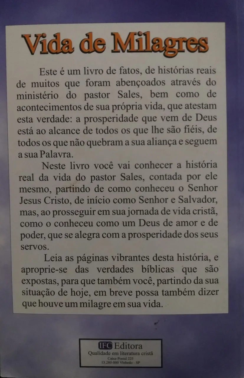 Vida de Milagres - Imagem 2