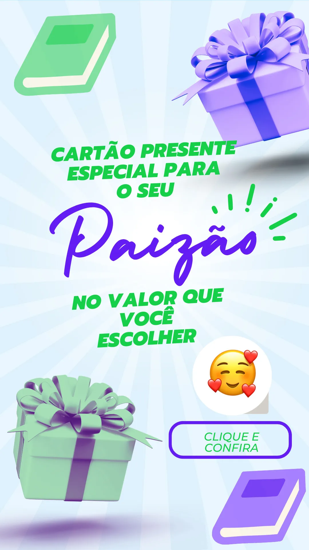 Cartão Presente Dia dos Pais